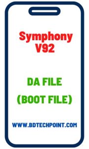 Symphony V92 DA File (Boot File) Free